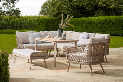 Woven Rope Corner Dining Set from Cox & Cox