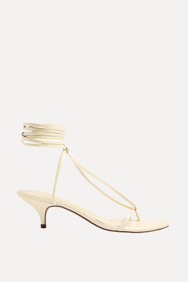 Strappy Tie Heels