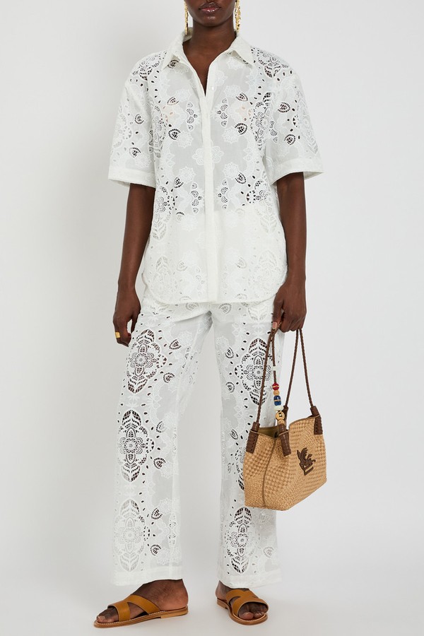 Joshua Lace & Embroidered Trousers from BORGO DE NOR