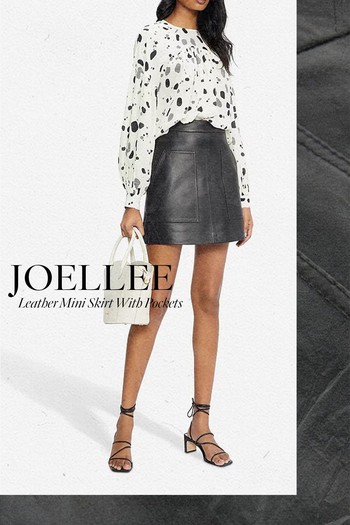 Mini Leather Skirt