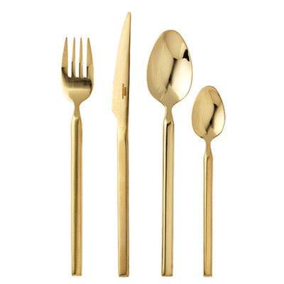 Gold Cutlery Set from Broste Copenhagen