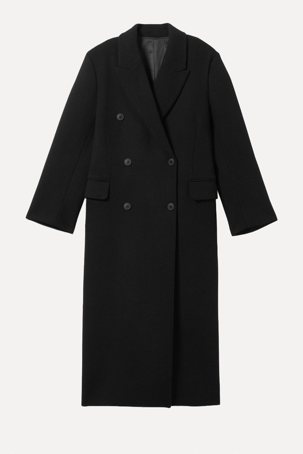 Double Breasted Wool Blend Coat from Weekday