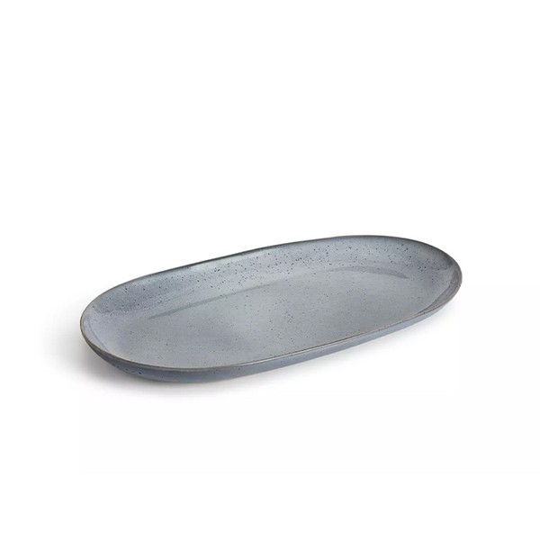 Evora Stoneware Serving Platter - Blue
