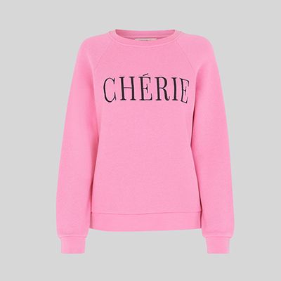 Slogan Round Neck Knitted Jumper from Whisteles