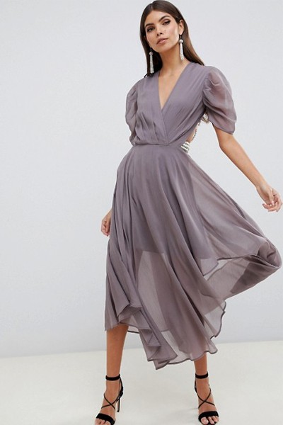 Floaty Soft Midi Dress