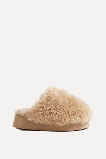 Haven Cream Platform Slippers from Urban Outfitters