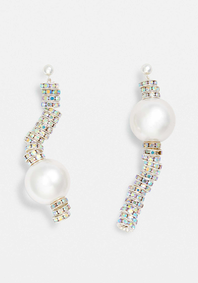 Diamond Snake Earrings from Pearl Octopussy