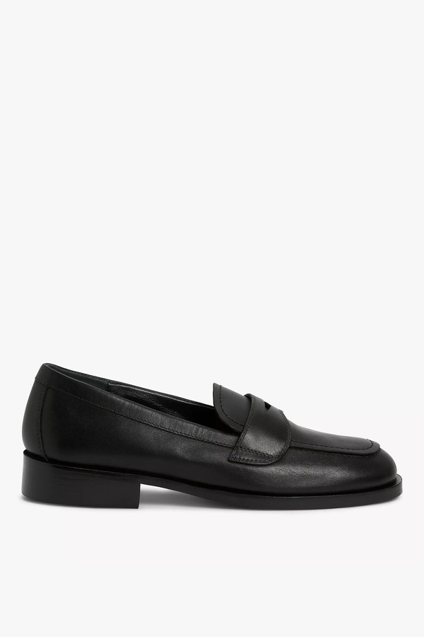 Leather Bump Toe Loafers from Forrest