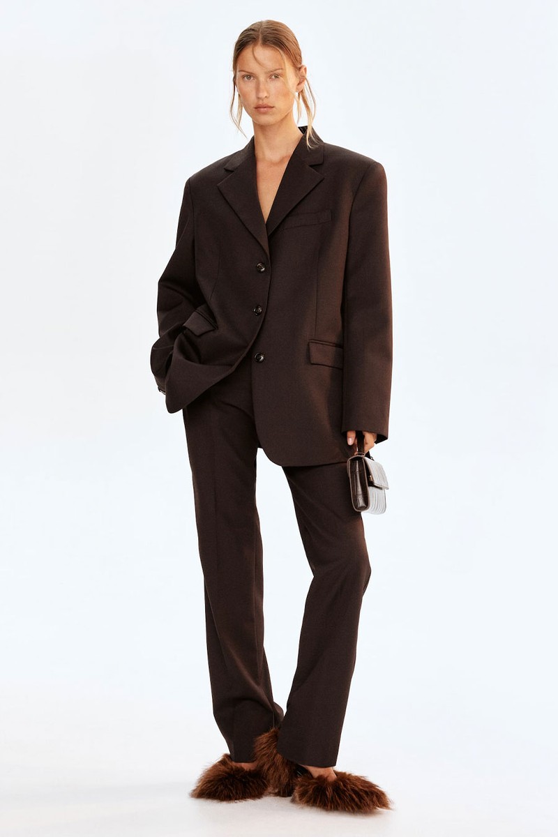 Wool-Blend Trousers