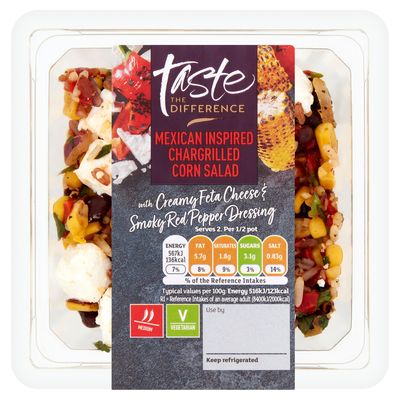 Mexican Inspired Chargrilled Corn Salad from Sainsbury's 