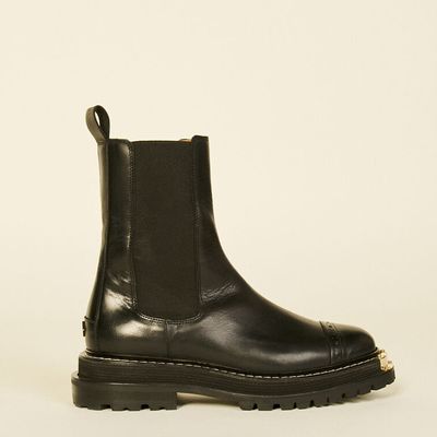 Ankle Boots With Notched Sole  from Sandro