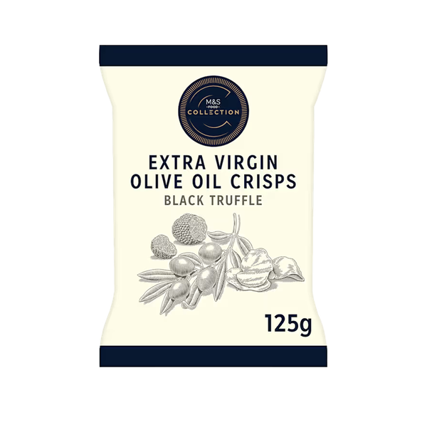 Extra Virgin Olive Oil Crisps With Black Truffle