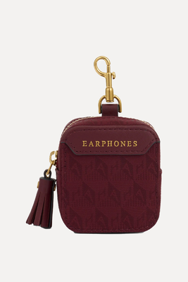 Logo Ear Phones Travel Pouch from Anya Hindmarch