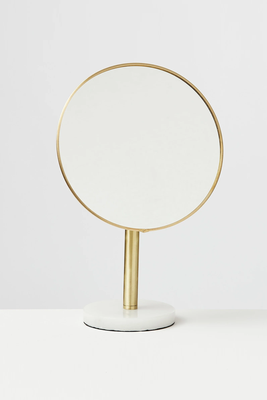 Round Pivoting Dressing Table Mirror from Oliver Bonas