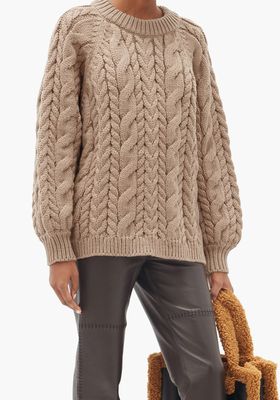 Maxi Cable Wool Sweater