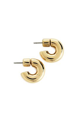 Small Gold Plated Hoop Earrings from ARKET