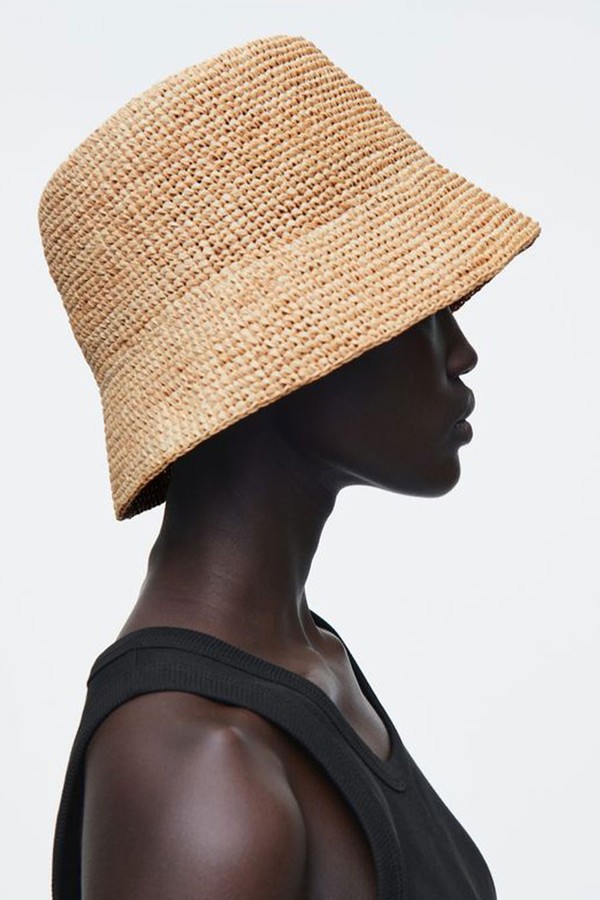 Straw Bucket Hat from COS
