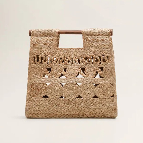 Jute Handbag from Mango