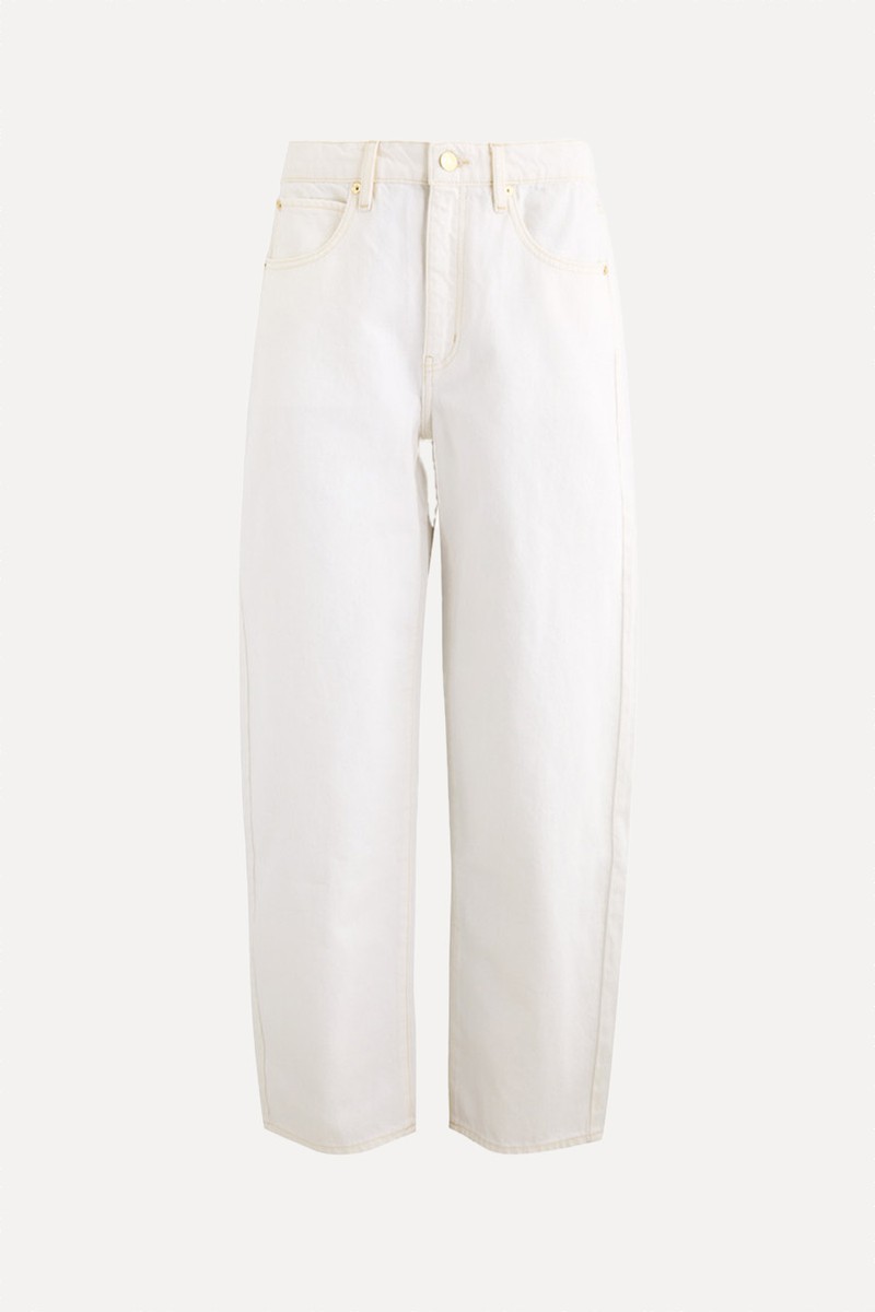 Low Slung Barrel-Leg Jeans from FRAME