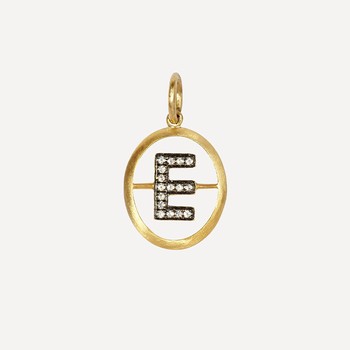 18ct Gold Diamond Initial Pendant from Annoushka