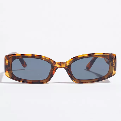 Rectangle Frame Tortoiseshell Sunglasses from Nasty Gal