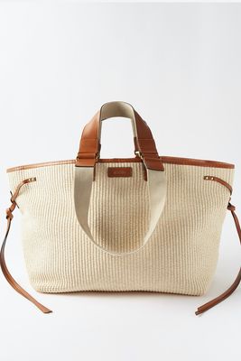 Wardy Woven Tote Bag from Isabel Marant