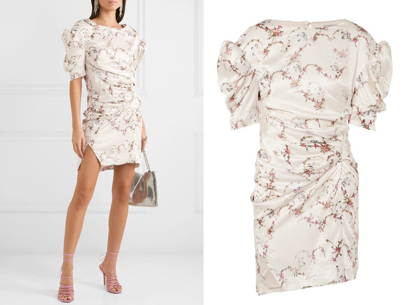 Printed Satin-Twill Mini Dress from Preen By Thornton Begrazzi