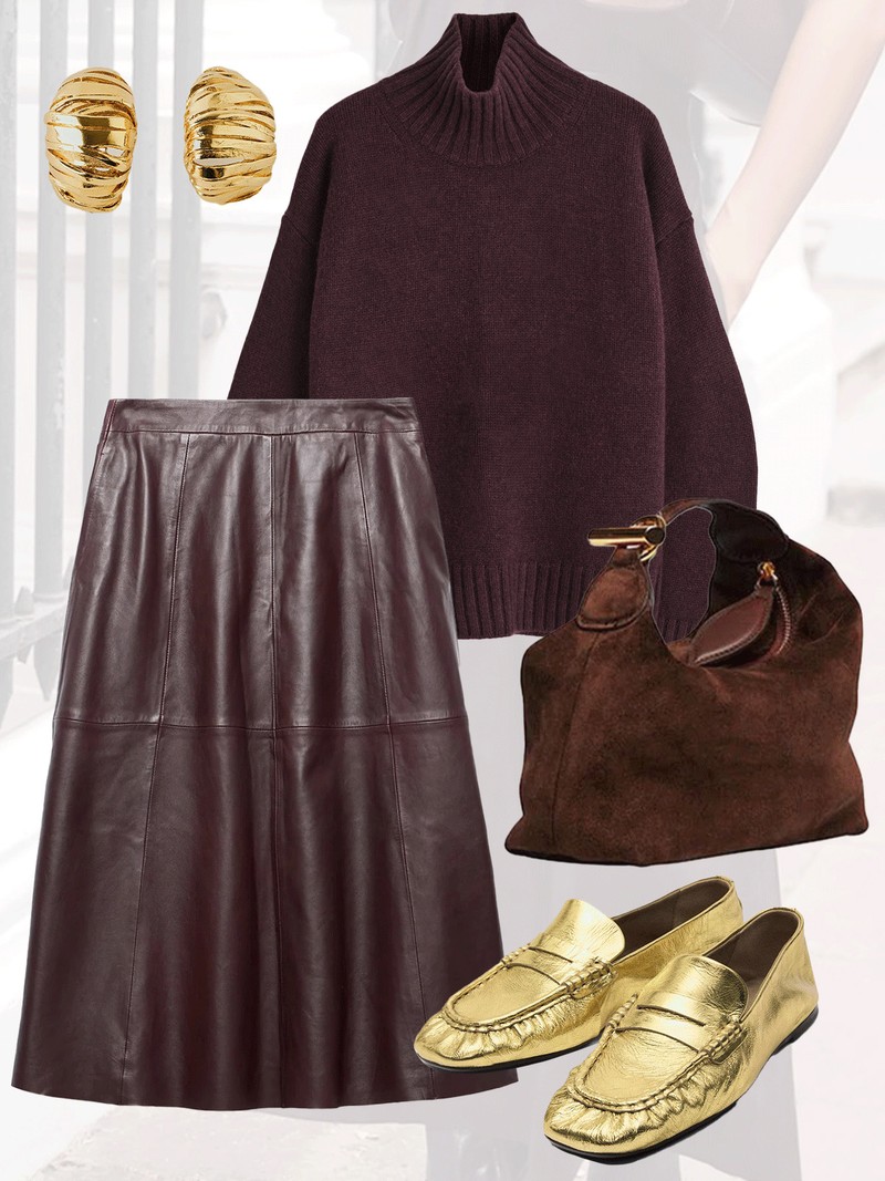 3 Stylish Ways With A Leather Skirt