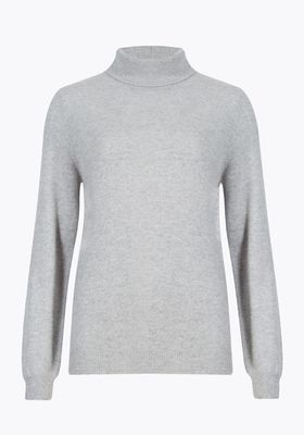 Pure Cashmere Roll Neck Jumper from Marks & Spencer
