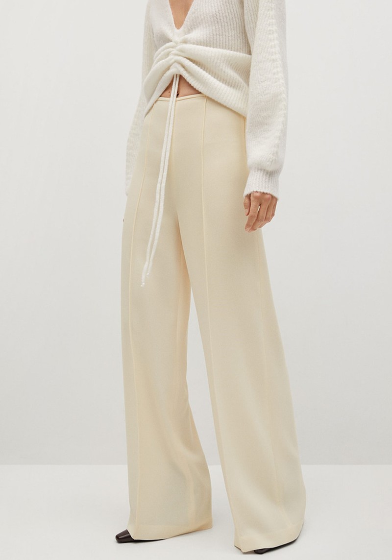 Pleated Palazzo Trousers from Mango