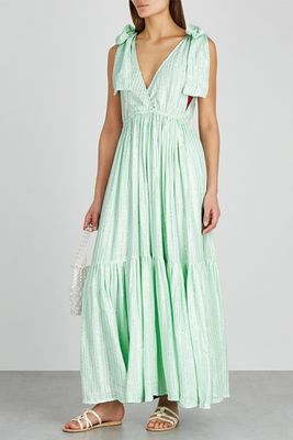 Fanya Mint Sequin-Embellished Maxi Dress from Sundress
