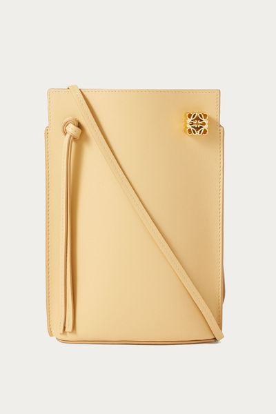 Dice Pocket Embellished Leather Shoulder Bag from Loewe