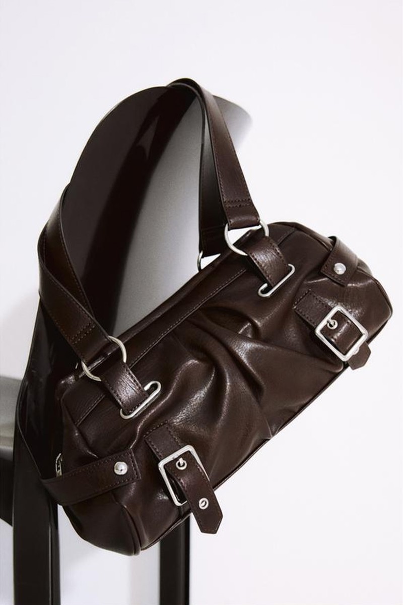 Buckled Bowling Bag from BERSHKA