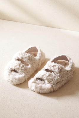 Faux Fur Sandals from Zara Home
