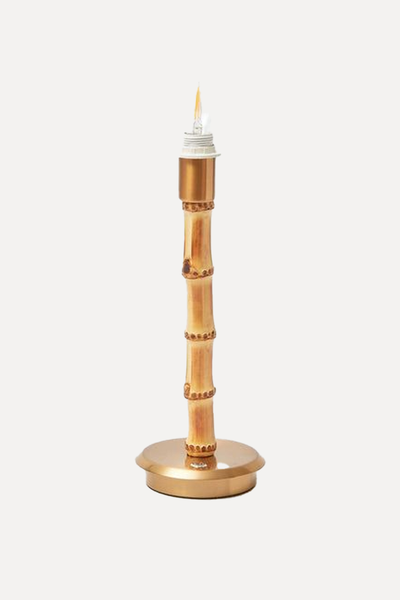 Rechargeable Bamboo Lamp Stand from Mrs. Alice