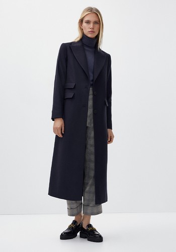 Smart Wool Coat from Massimo Dutti