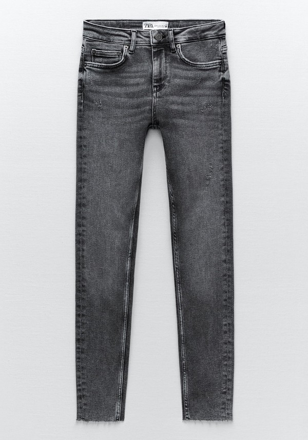 Washed Black Skinny Jeans from Zara