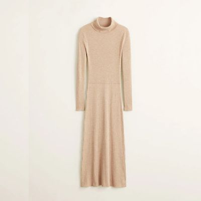 Ribbed Midi Dress from Mango