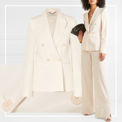 Double-Breasted Wool-Twill Blazer, £462.50 (was £925) | Stella McCartney