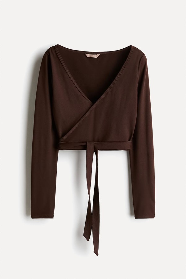 Short Wrap Top from H&M