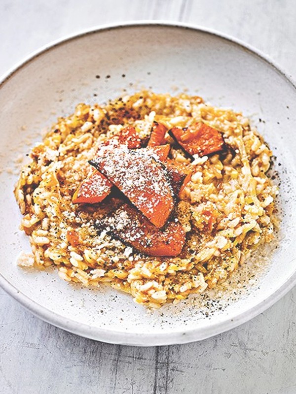 Roasted Butternut & Leek Risotto