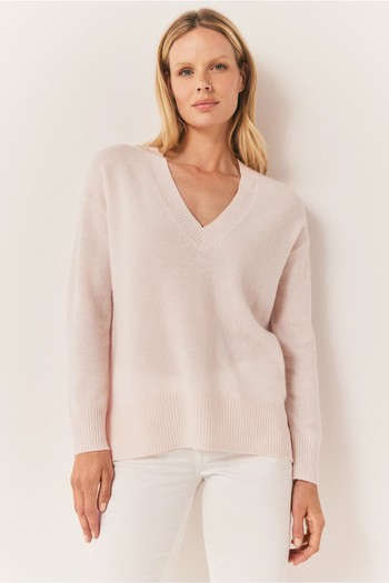 Cashmere V-Neck Jumper from The White Company