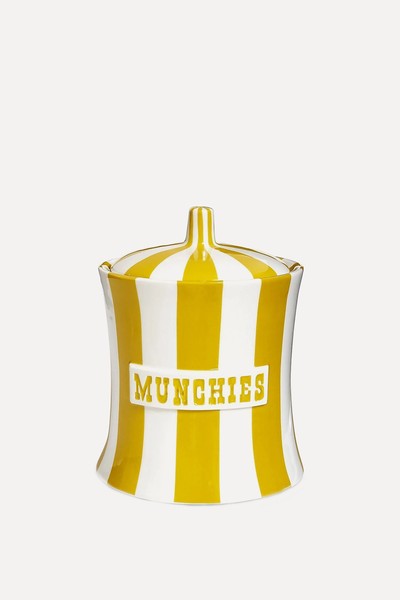 Vice Munchies Porcelain Canister from Jonathan Adler