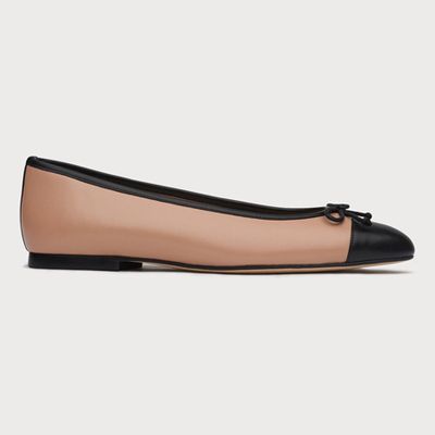 Kara Trench Toe Cap Ballerina Pumps from LK Bennett