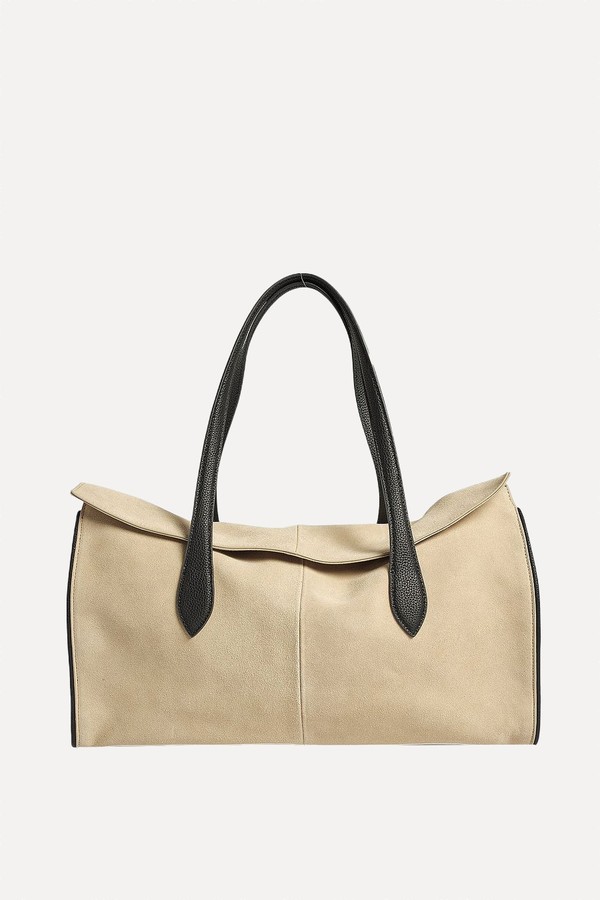 Suede Contrast Tote Bag from NA-KD