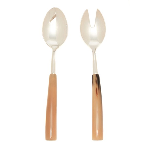 Horn-Handle Salad Serving Set from Brunello Cucinelli