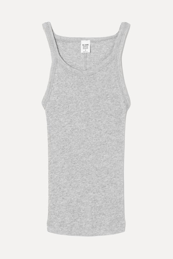 Ribbed Knit Tank Top from Re/Done