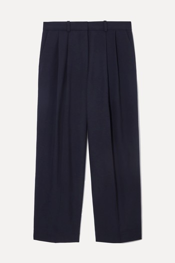 Wide-Leg Tailored Wool Trousers from COS