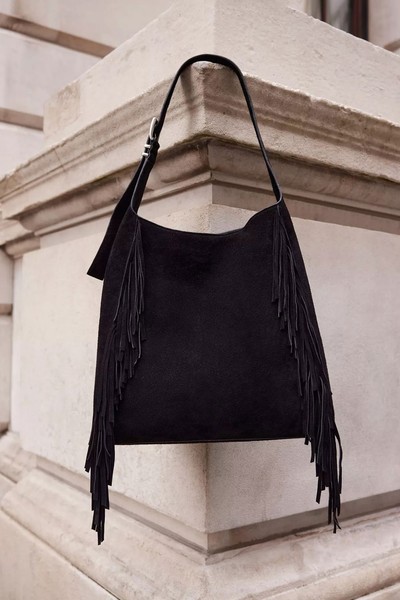 Suede Fringed Bag from Mint Velvet