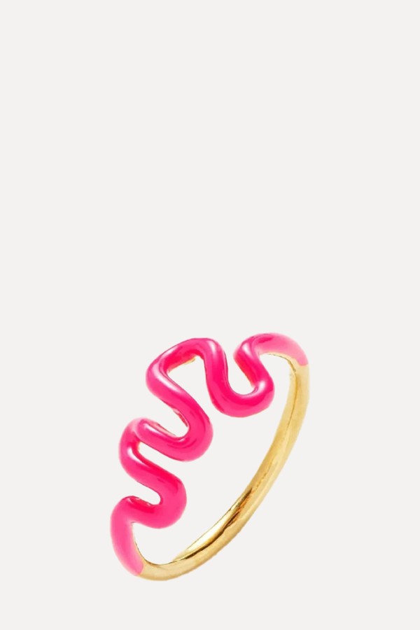 Enamel Dainty Ring from Tanian Jewel